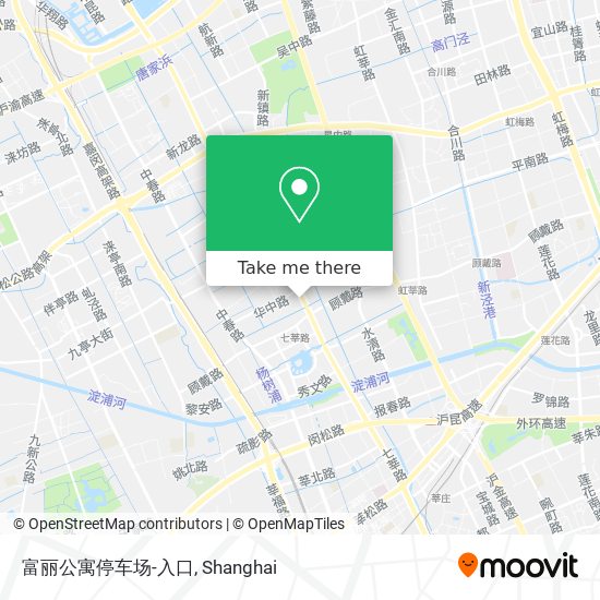 富丽公寓停车场-入口 map