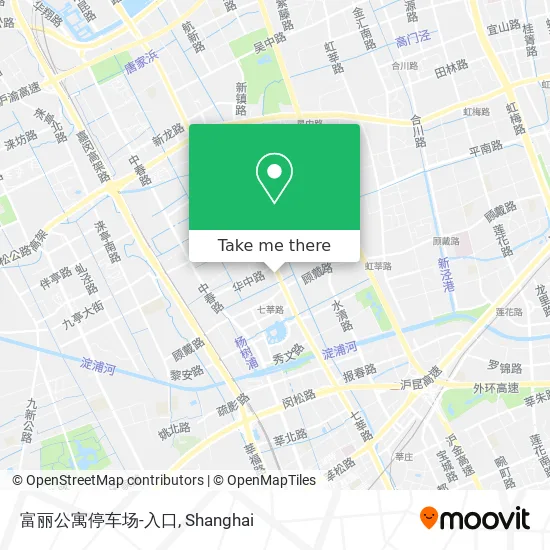 富丽公寓停车场-入口 map