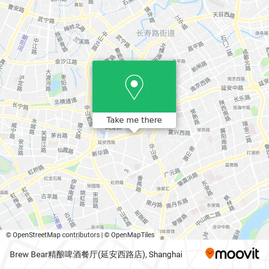 Brew Bear精酿啤酒餐厅(延安西路店) map