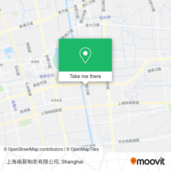 上海南新制衣有限公司 map