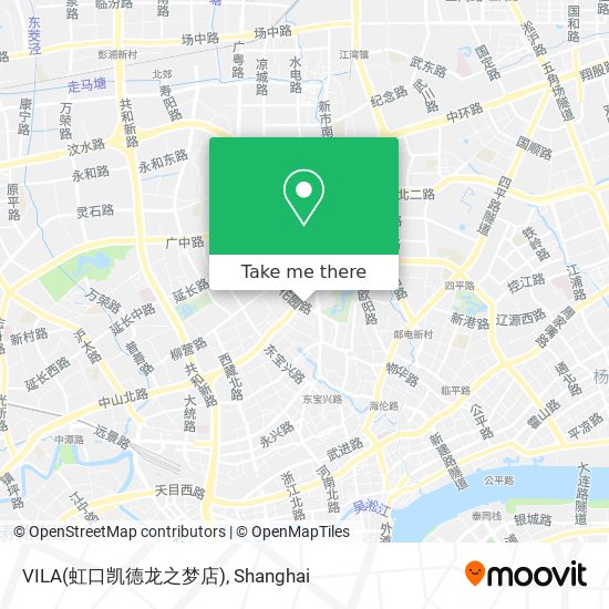 VILA(虹口凯德龙之梦店) map