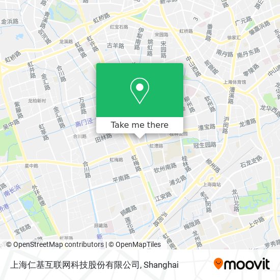 上海仁基互联网科技股份有限公司 map