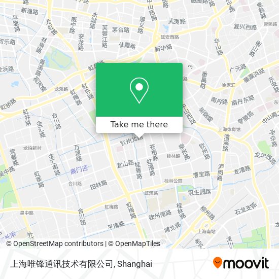 上海唯锋通讯技术有限公司 map