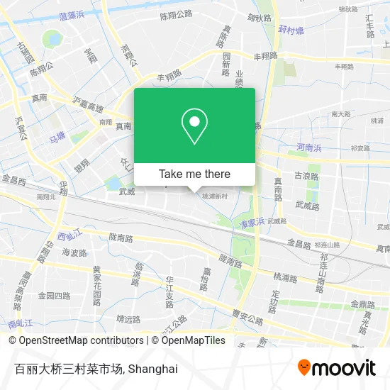 百丽大桥三村菜市场 map