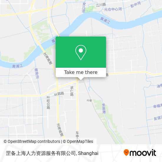 罡备上海人力资源服务有限公司 map