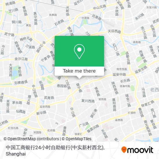 中国工商银行24小时自助银行(中实新村西北) map
