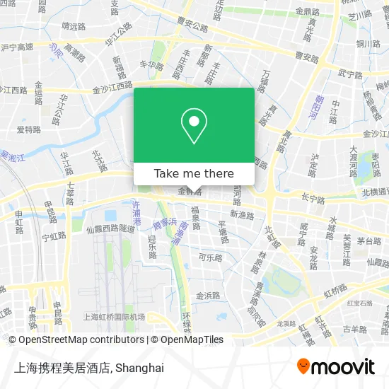 上海携程美居酒店 map