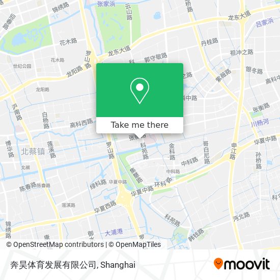 奔昊体育发展有限公司 map