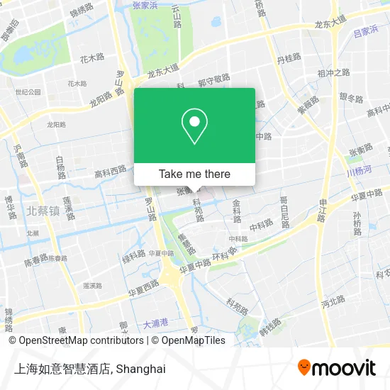 上海如意智慧酒店 map