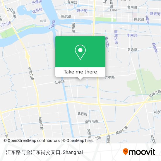 汇东路与金汇东街交叉口 map