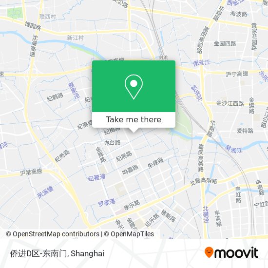 侨进D区-东南门 map