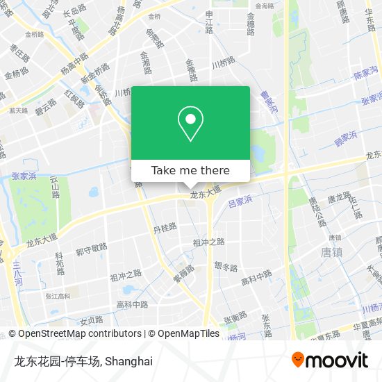龙东花园-停车场 map