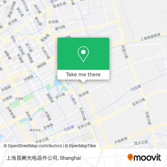 上海晨阑光电器件公司 map