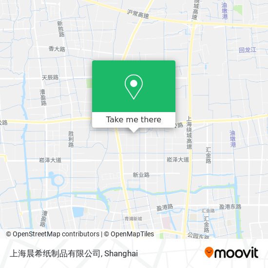 上海晨希纸制品有限公司 map