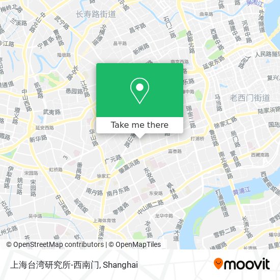 上海台湾研究所-西南门 map
