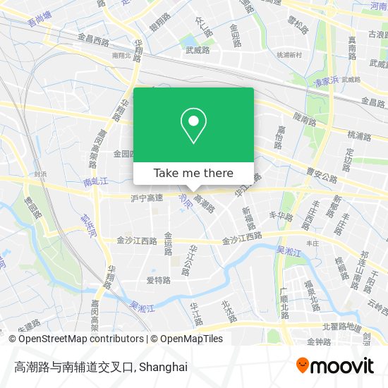 高潮路与南辅道交叉口 map