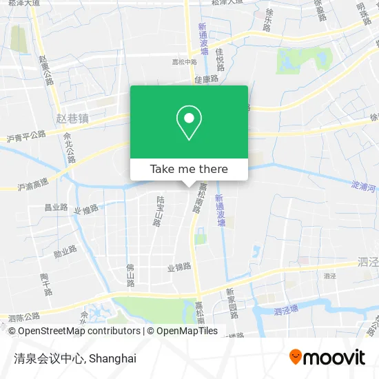 清泉会议中心 map