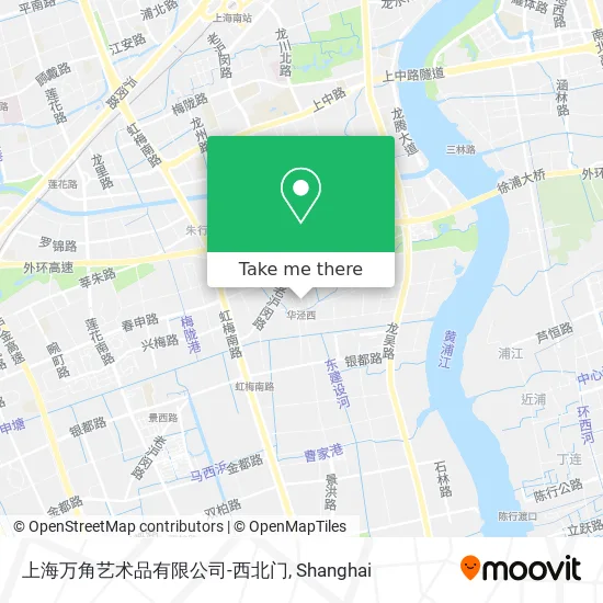 上海万角艺术品有限公司-西北门 map