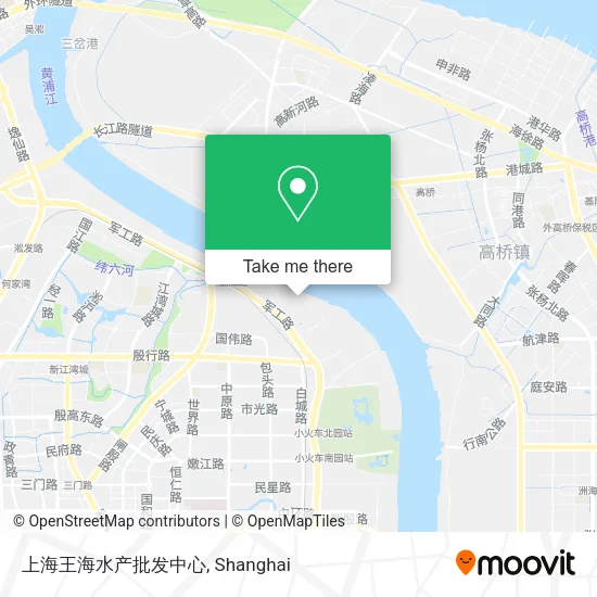 上海王海水产批发中心 map