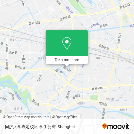 同济大学嘉定校区-学生公寓 map