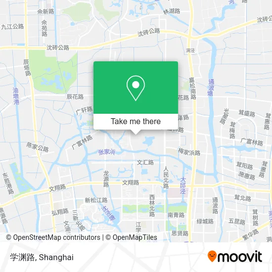 学渊路 map