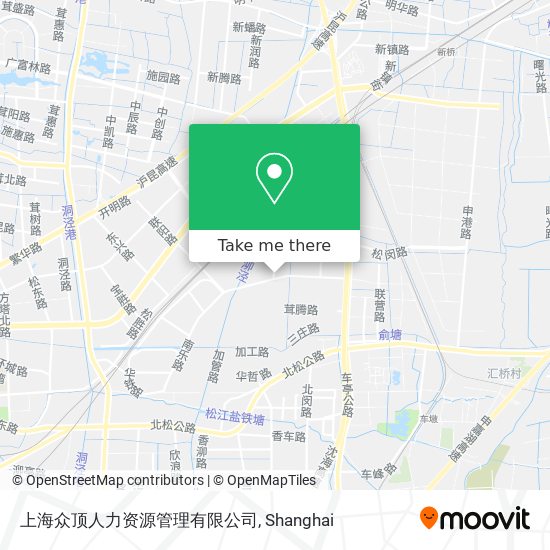 上海众顶人力资源管理有限公司 map