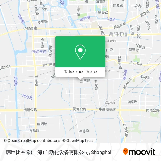 韩臣比福希(上海)自动化设备有限公司 map