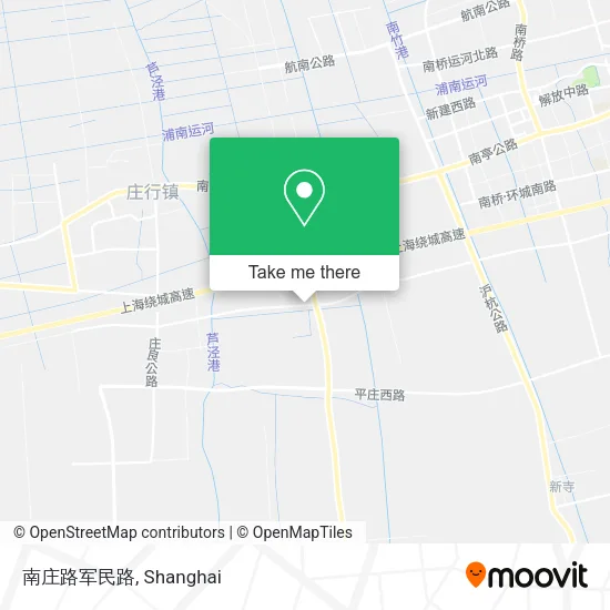 南庄路军民路 map