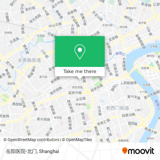 岳阳医院-北门 map