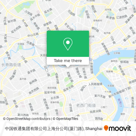 中国铁通集团有限公司上海分公司(厦门路) map
