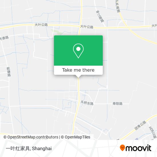 一叶红家具 map