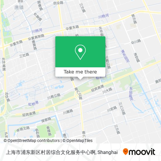 上海市浦东新区村居综合文化服务中心啊 map