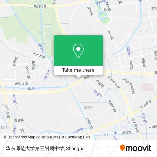 华东师范大学第三附属中学 map