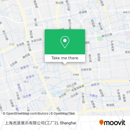 上海杰派展示有限公司(工厂2) map