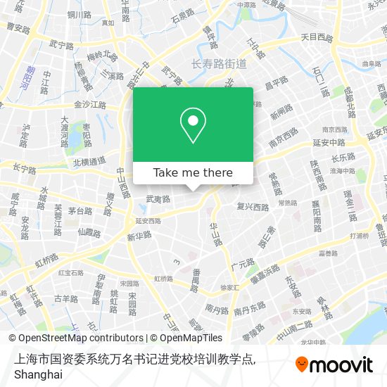 上海市国资委系统万名书记进党校培训教学点 map