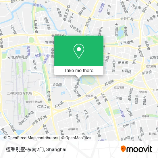 檀香别墅-东南2门 map