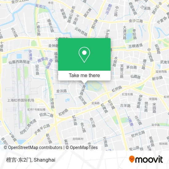 檀宫-东2门 map