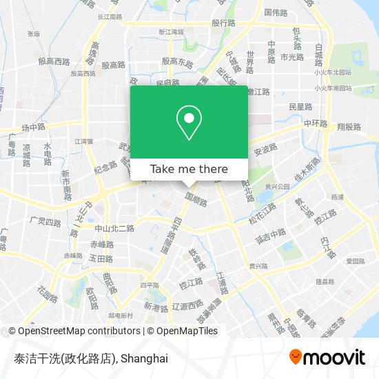 泰洁干洗(政化路店) map