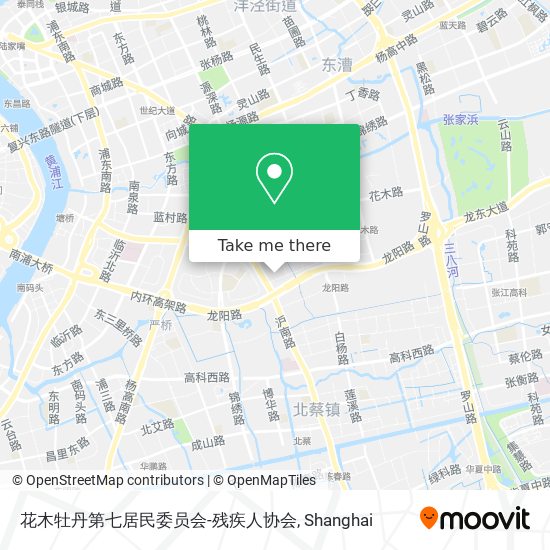 花木牡丹第七居民委员会-残疾人协会 map