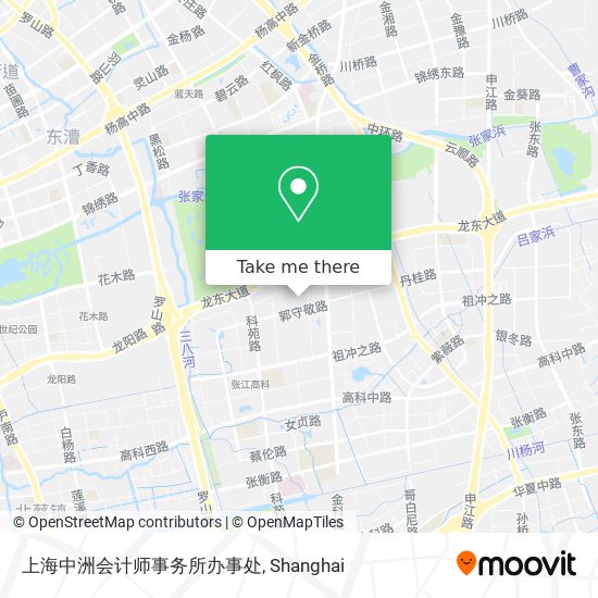 上海中洲会计师事务所办事处 map