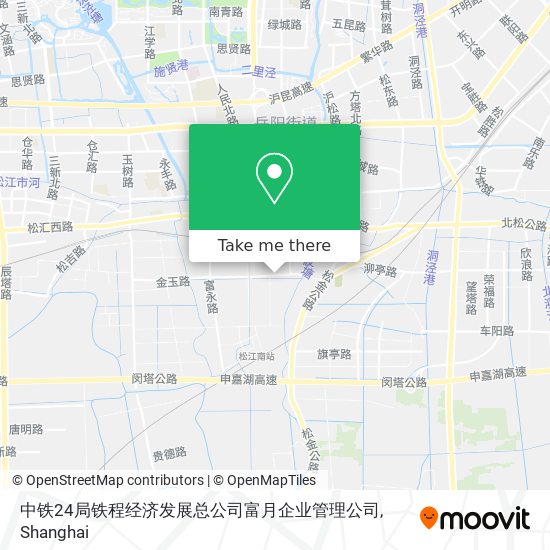 中铁24局铁程经济发展总公司富月企业管理公司 map