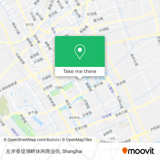 左岸香堤湖畔休闲商业街 map