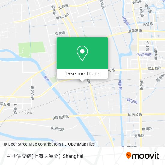 百世供应链(上海大港仓) map