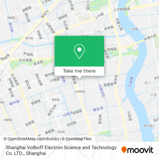Shanghai Volboff Electron Science and Technology Co. LTD., map