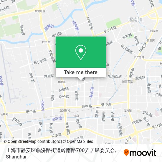 上海市静安区临汾路街道岭南路700弄居民委员会 map