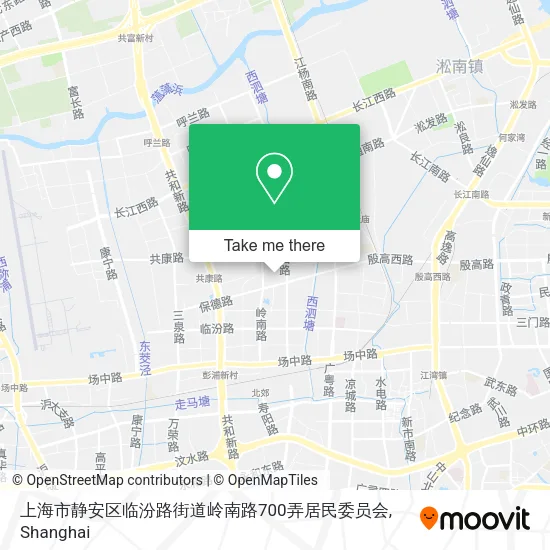 上海市静安区临汾路街道岭南路700弄居民委员会 map