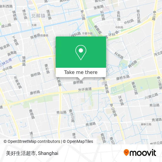 美好生活超市 map