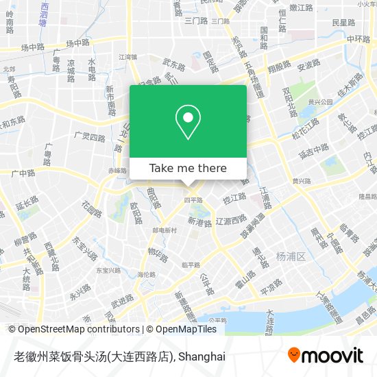 老徽州菜饭骨头汤(大连西路店) map