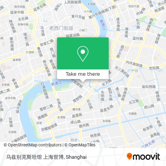 乌兹别克斯坦馆 上海世博 map