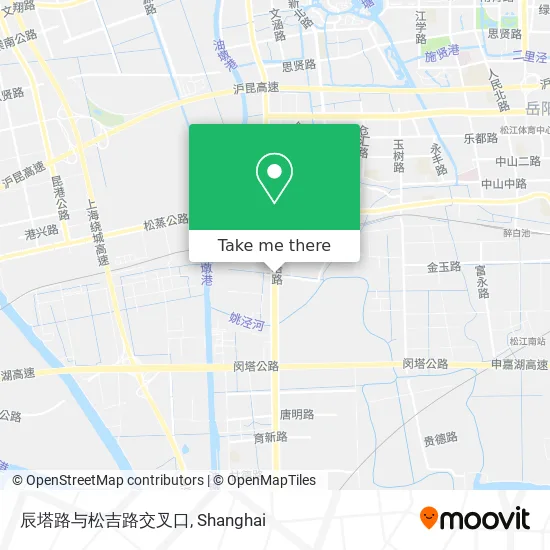 辰塔路与松吉路交叉口 map
